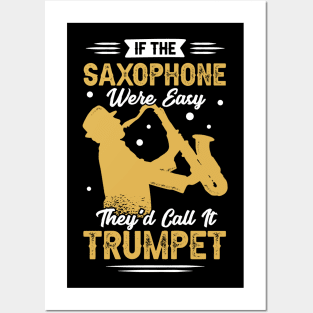 Saxophone Sax Player Saxophonist Gift Posters and Art